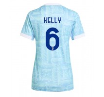 Juventus Lloyd Kelly #6 Koszulka Wyjazdowa damskie 2025-26 Krótki Rękaw